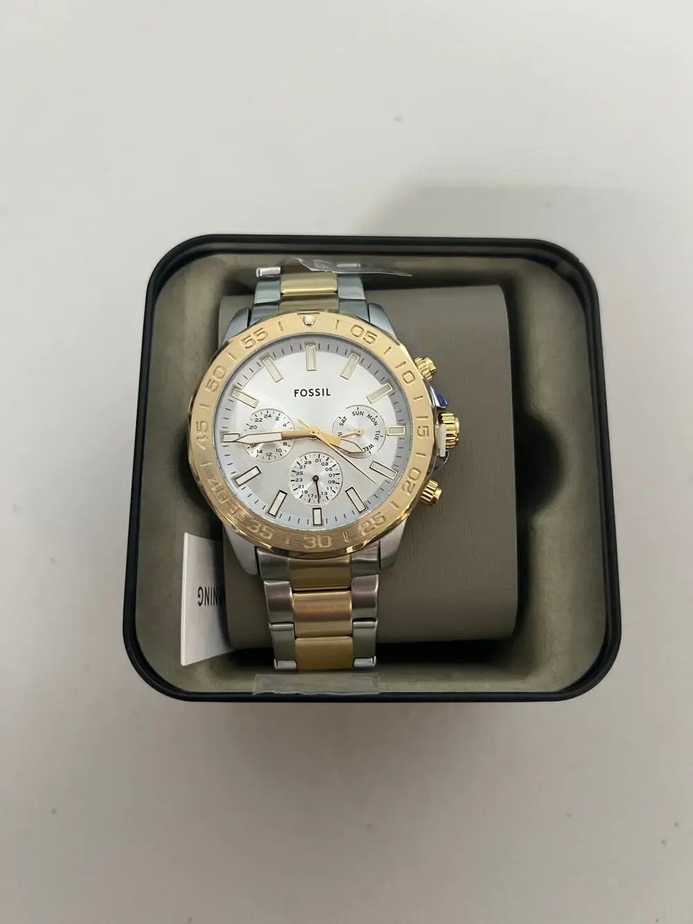 Fossil BQM2707 Bannon Multifunction Two-Tone Stainless Steel Watch